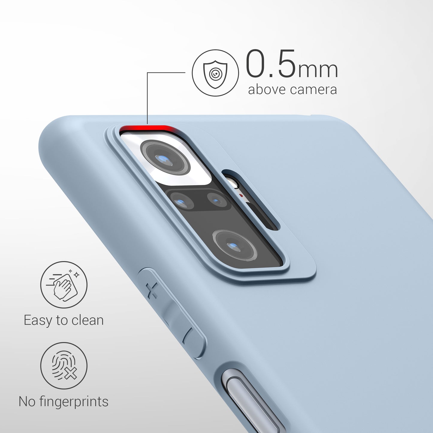 Xiaomi Redmi Note 10 Pro Handyhülle Silikon Matt