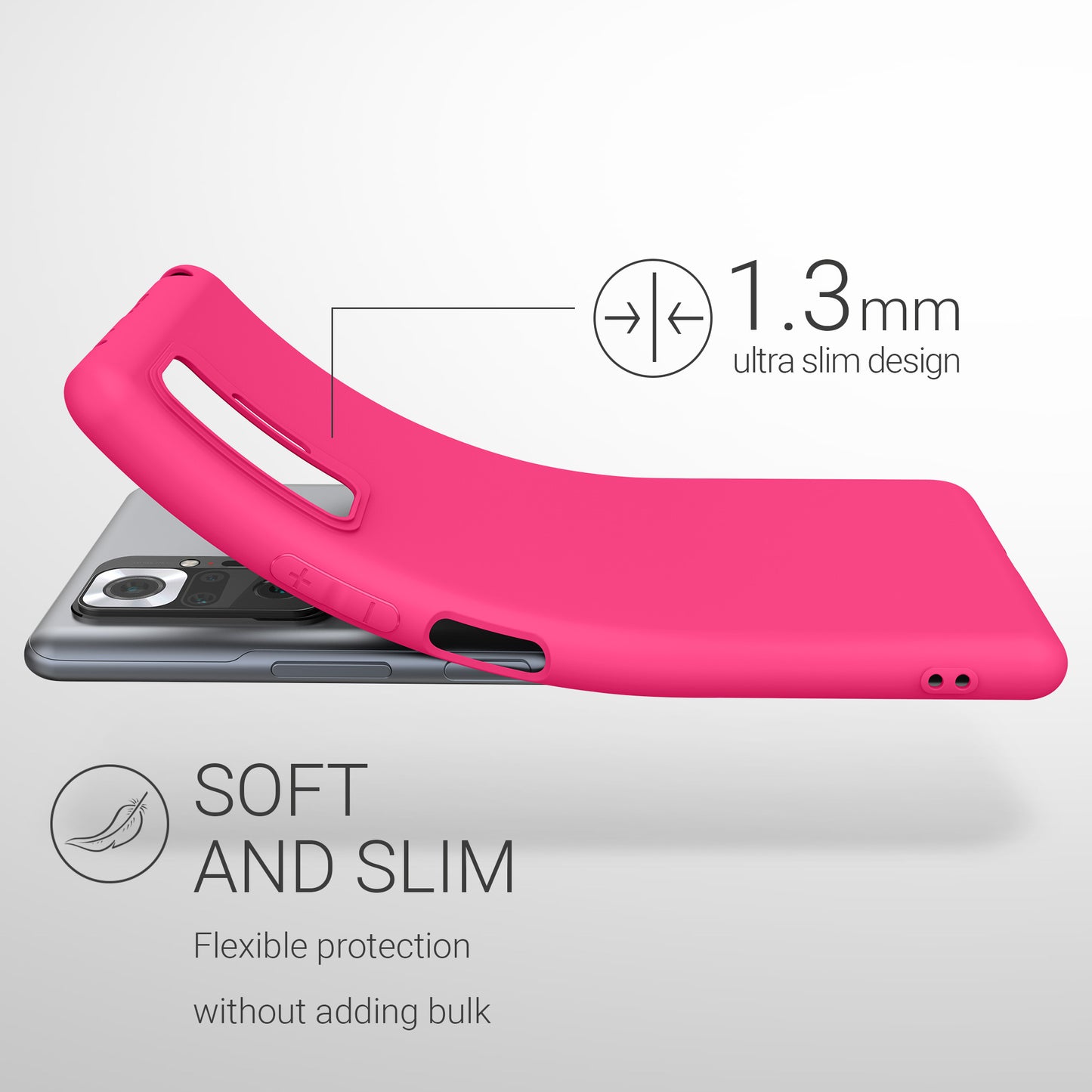 Xiaomi Redmi Note 10 Pro Handyhülle Silikon Matt