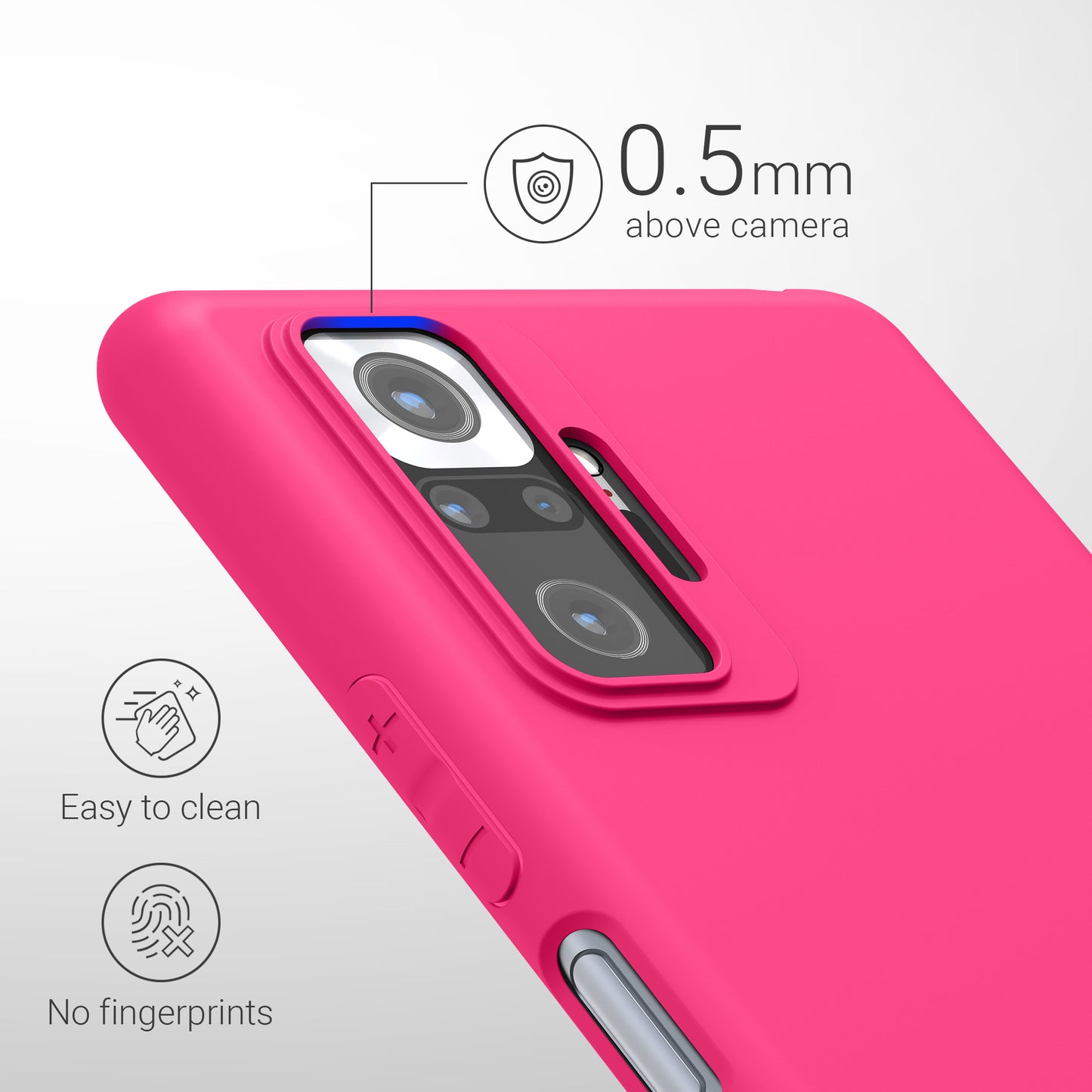 Xiaomi Redmi Note 10 Pro Handyhülle Silikon Matt