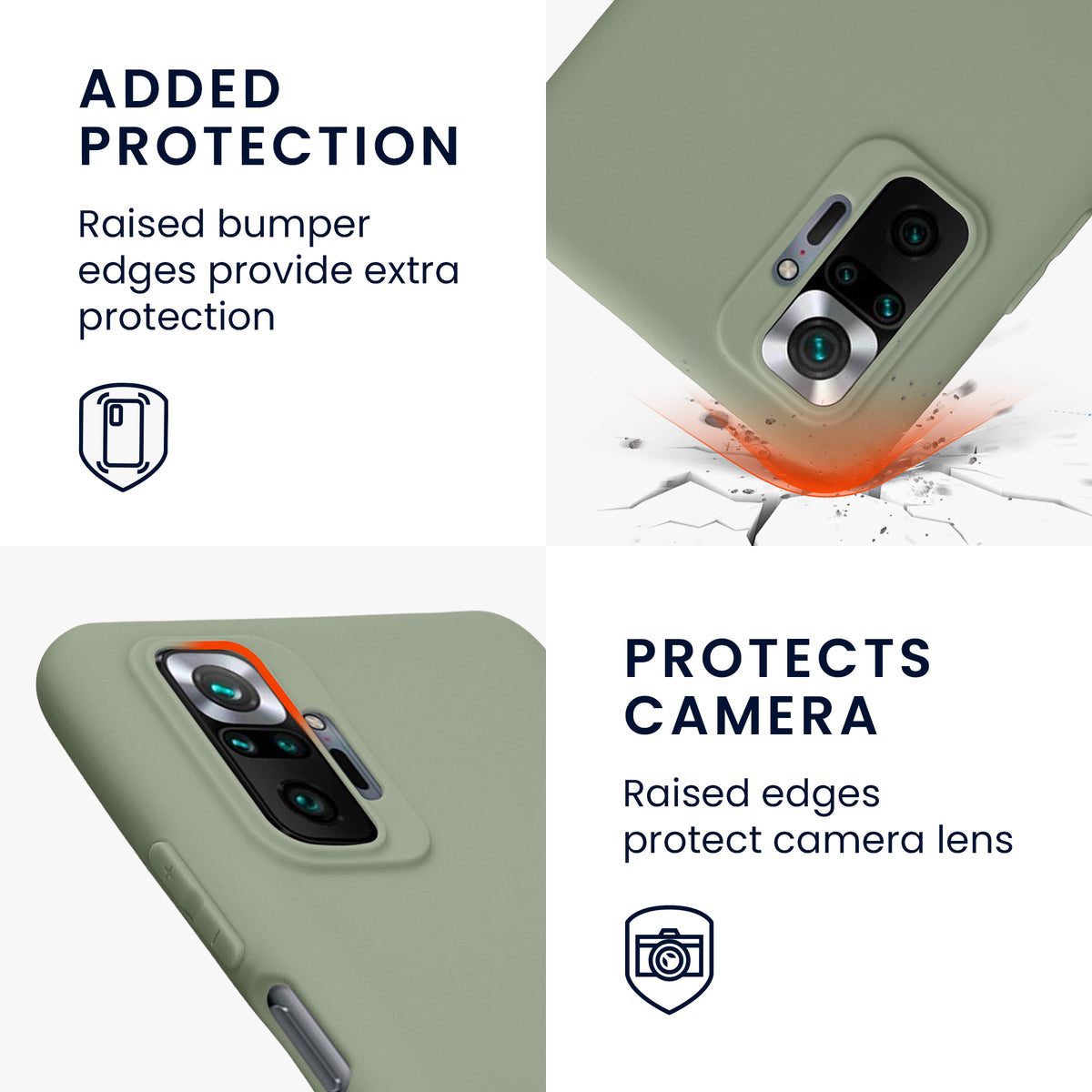 Xiaomi Redmi Note 10 Pro Handyhülle Silikon Matt