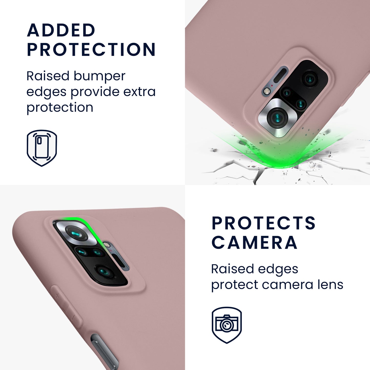 Xiaomi Redmi Note 10 Pro Handyhülle Silikon Matt