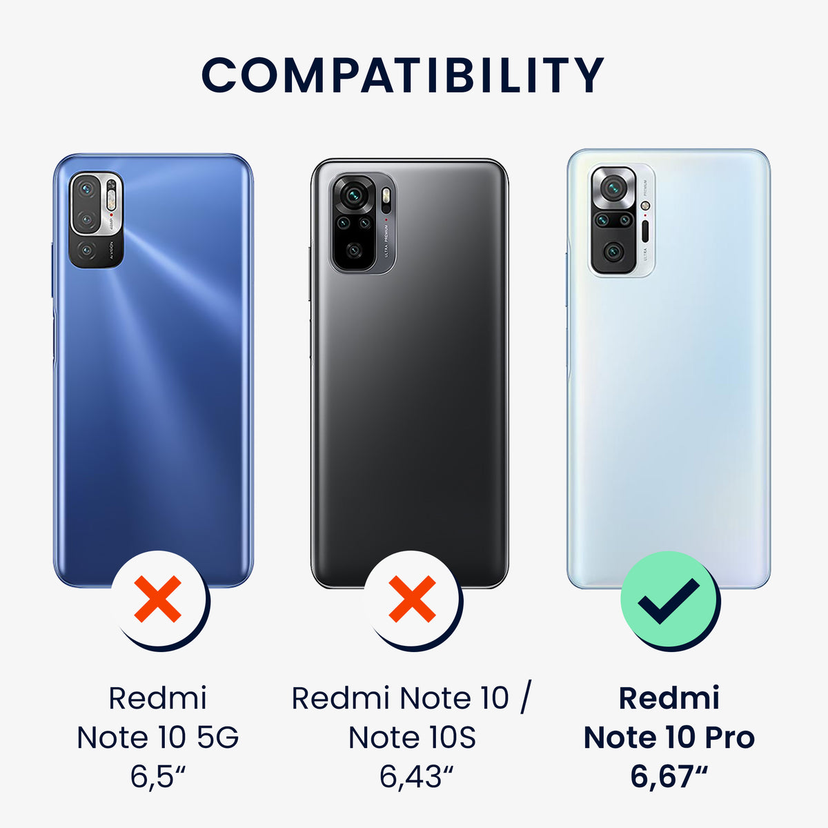 Xiaomi Redmi Note 10 Pro metallische Handyhülle