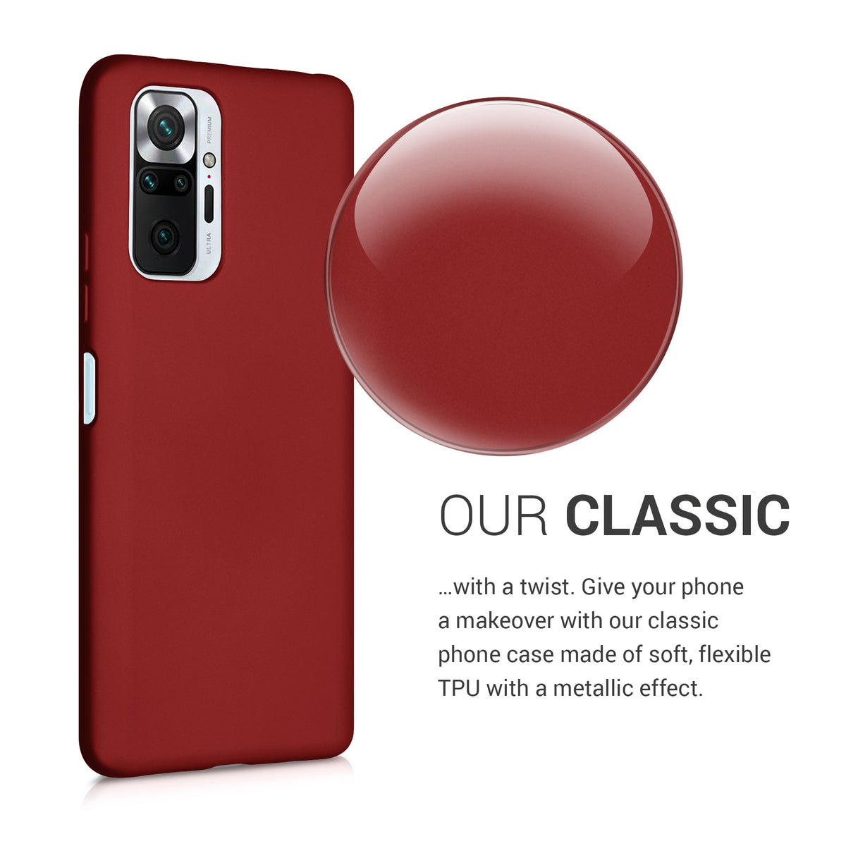 Xiaomi Redmi Note 10 Pro metallische Handyhülle