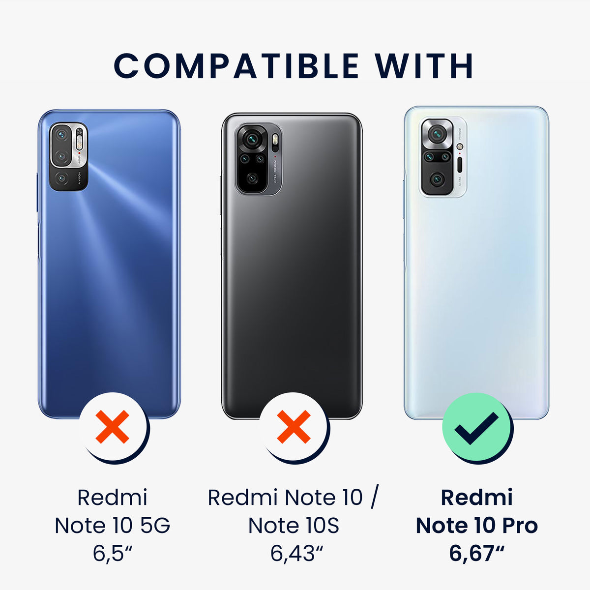 Xiaomi Redmi Note 10 Pro metallische Handyhülle