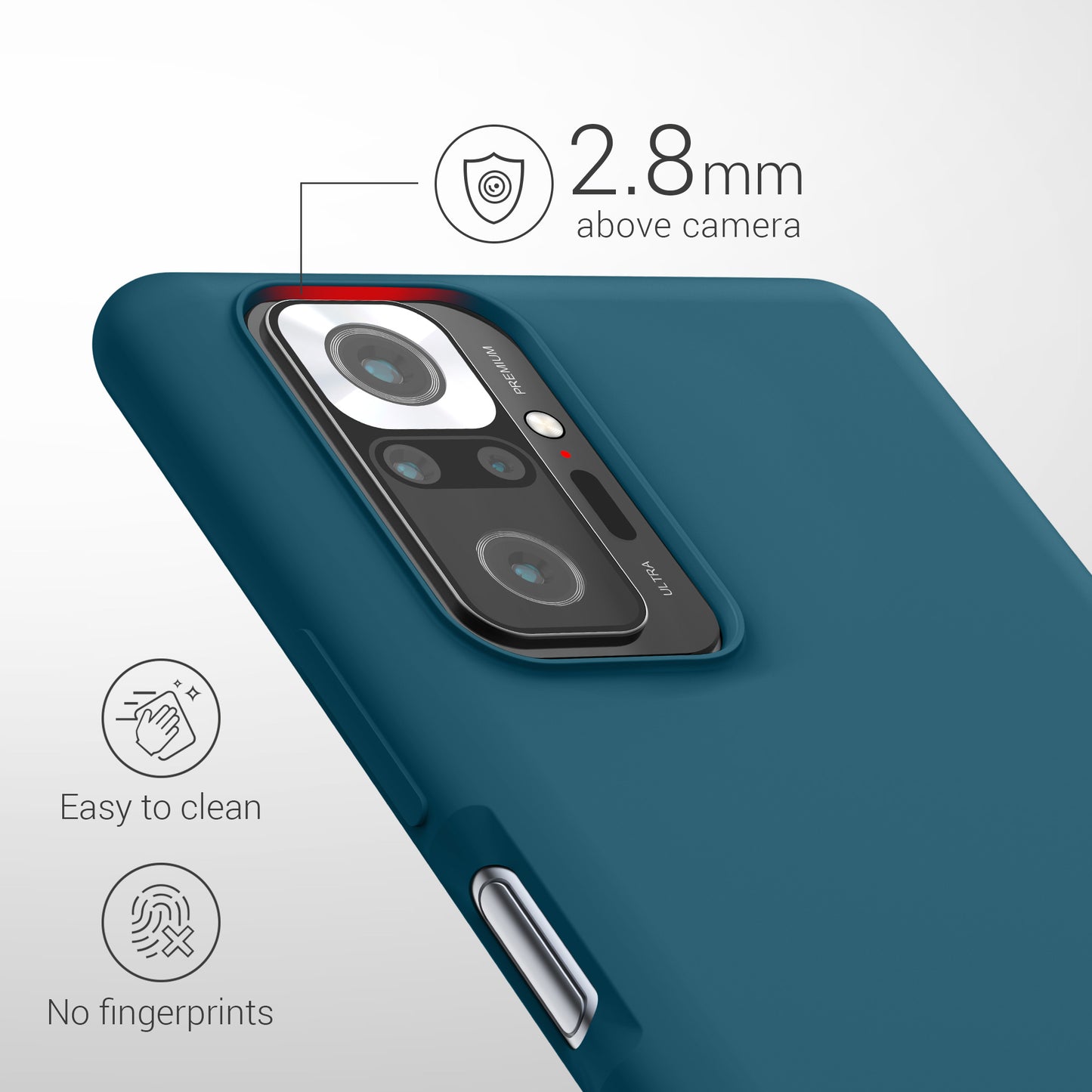 Xiaomi Redmi Note 10 Pro Silikon Handyhülle Matt
