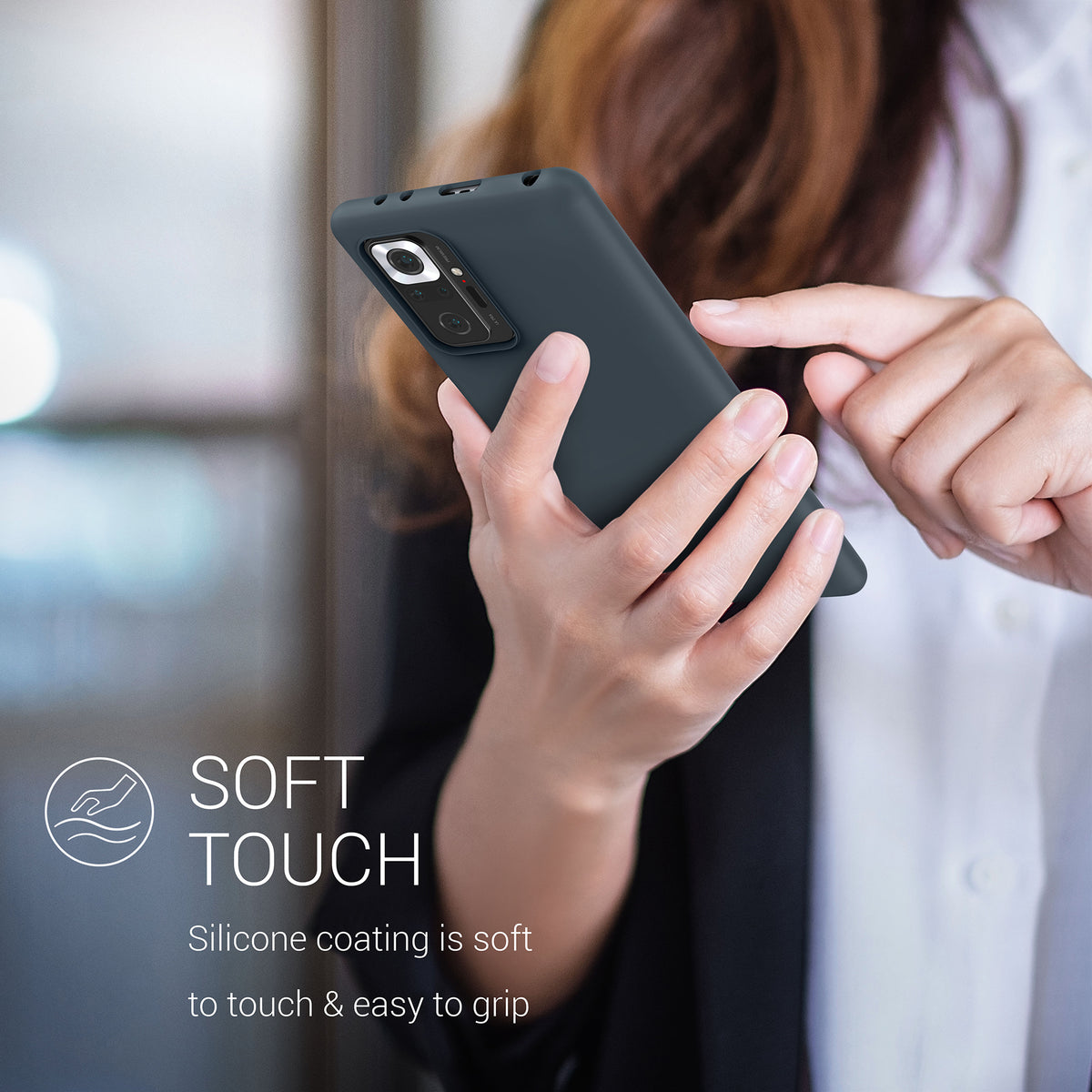 Xiaomi Redmi Note 10 Pro Silikon Handyhülle Matt