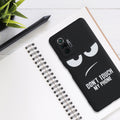 Xiaomi Redmi Note 10 Pro Silikon Handyhülle Don't Touch My Phone