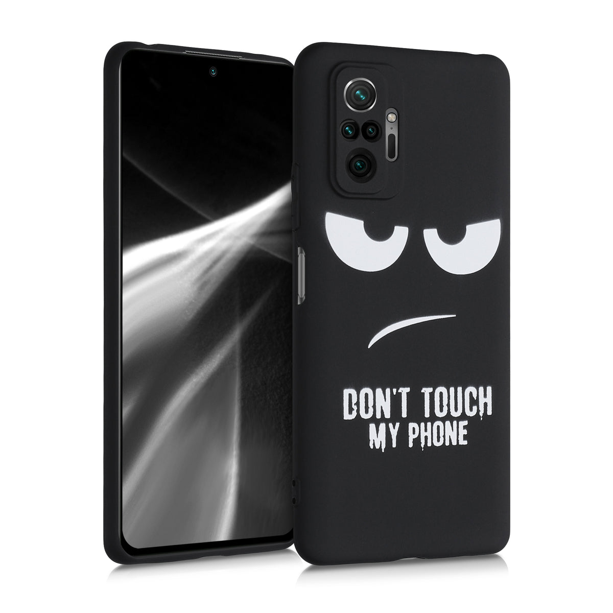 Xiaomi Redmi Note 10 Pro Silikon Handyhülle Don't Touch My Phone