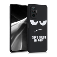 Xiaomi Redmi Note 10 Pro Silikon Handyhülle Don't Touch My Phone