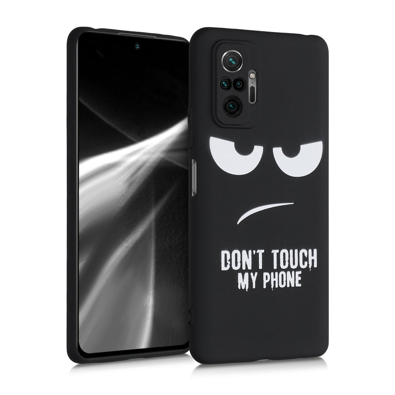 Xiaomi Redmi Note 10 Pro Silikon Handyhülle Don't Touch My Phone