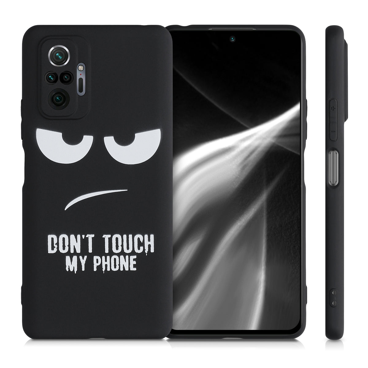 Xiaomi Redmi Note 10 Pro Silikon Handyhülle Don't Touch My Phone