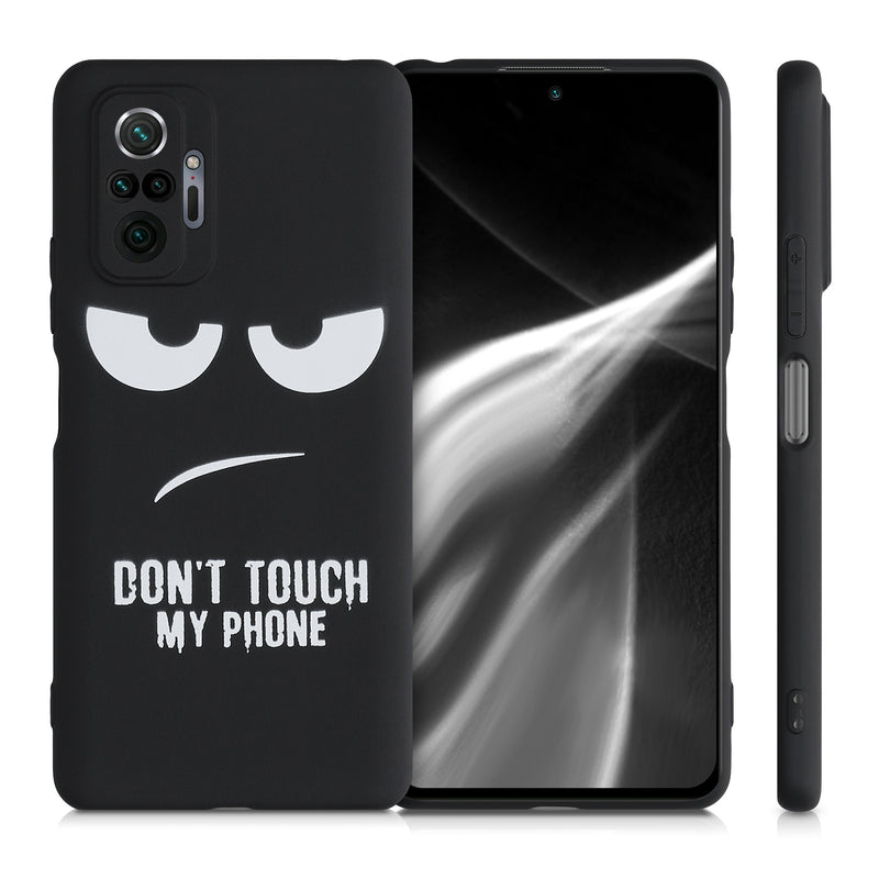 Xiaomi Redmi Note 10 Pro Silikon Handyhülle Don't Touch My Phone