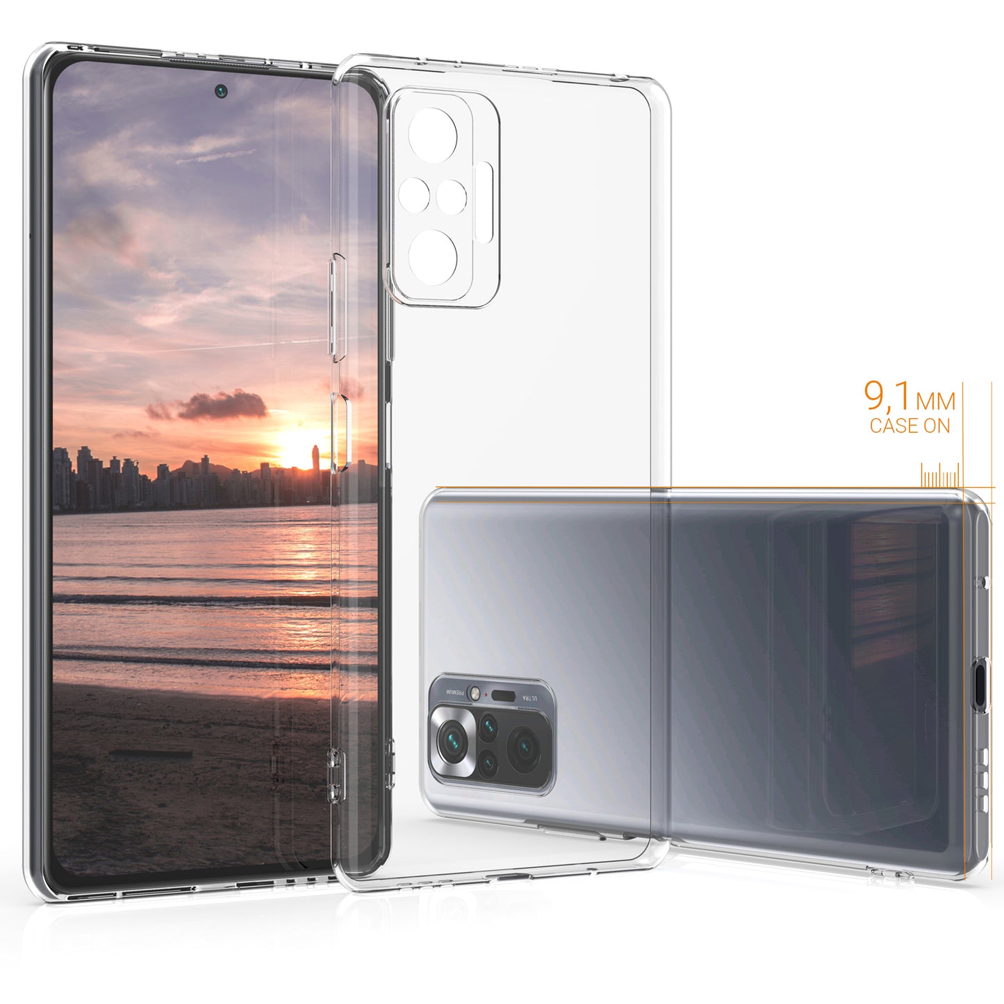 Xiaomi Redmi Note 10 Pro Handyhülle Transparent