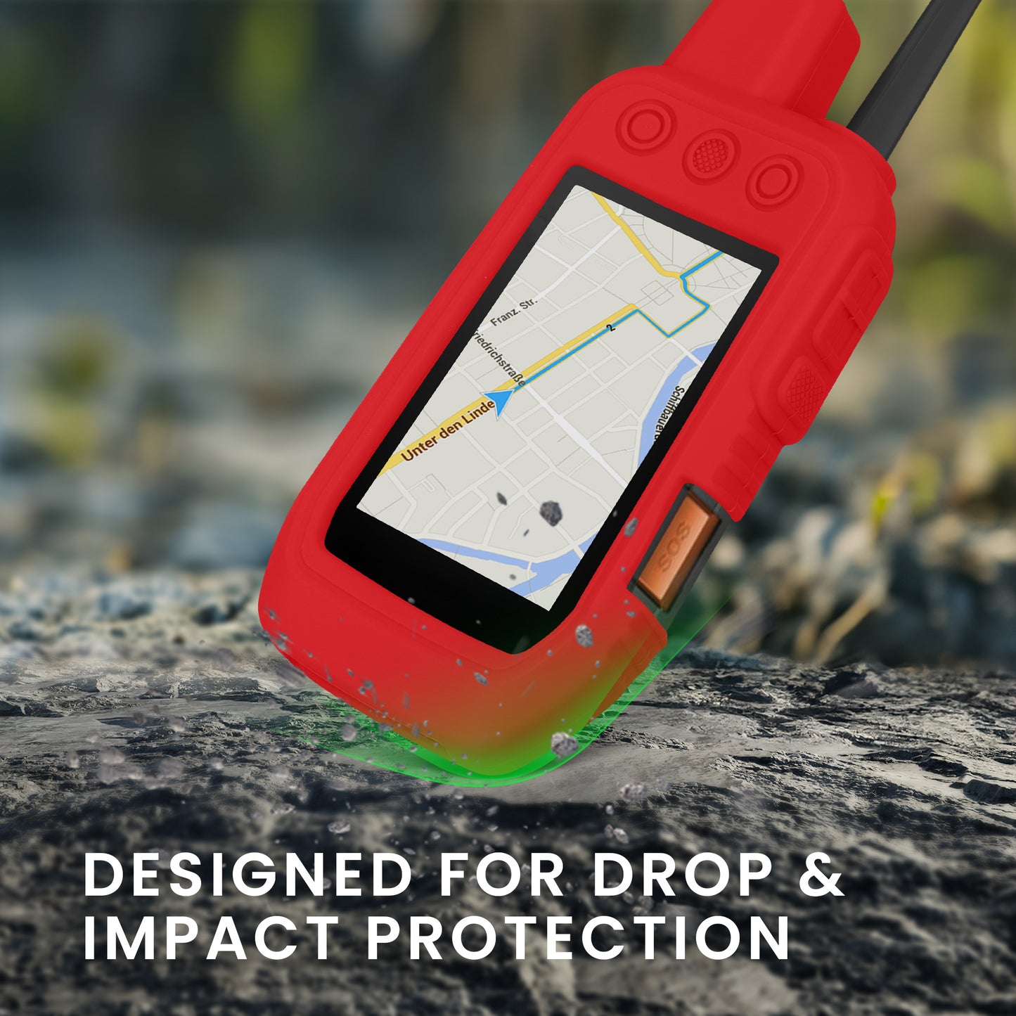 kwmobile Hülle für Garmin Alpha 200i / Alpha 300i Schutzhülle - Hülle für GPS Handgerät
