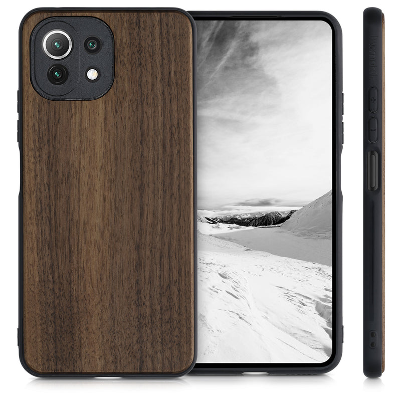 kwmobile Handyhülle für Xiaomi 11 Lite (5G) NE / Mi 11 Lite (5G) Hülle - Case mit TPU Bumper - Stoßfestes Hardcase - Schutzhülle Cover