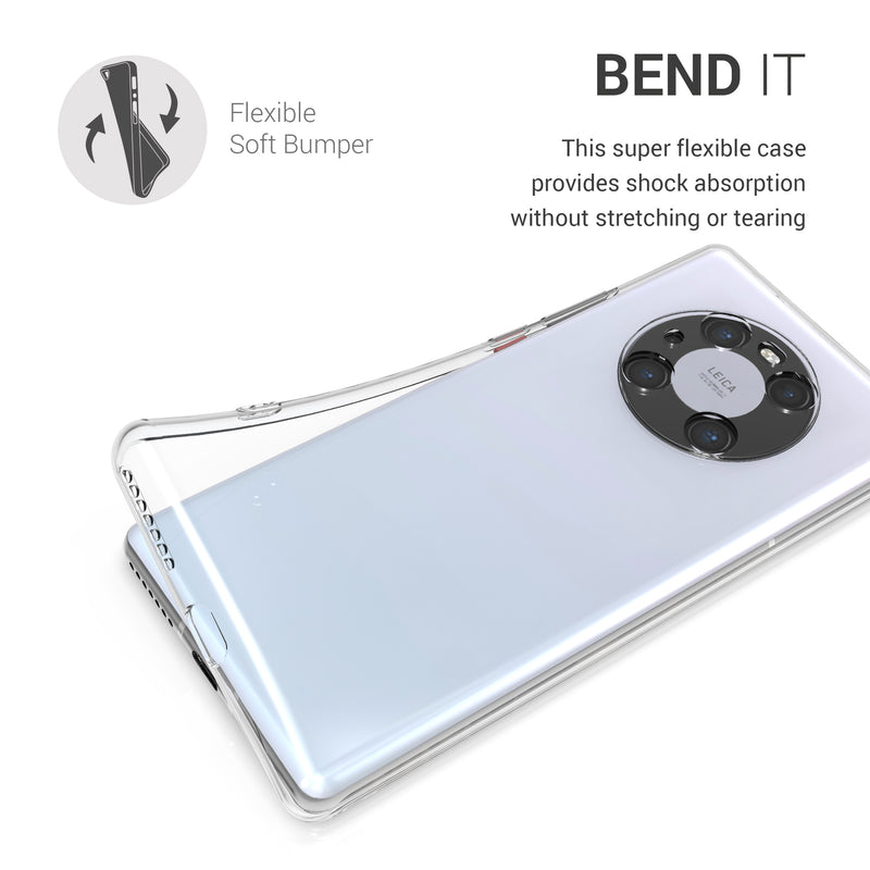 Crystal TPU Hülle für Huawei Mate 40 Pro Transparent