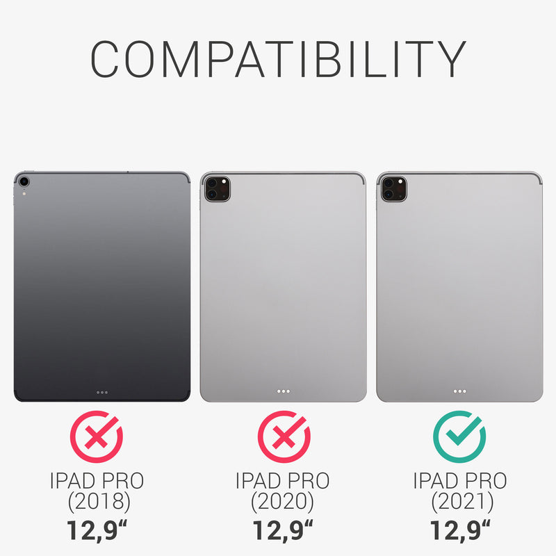 Hülle kompatibel mit Apple iPad Air 13" (6. Gen 2024) / iPad Pro 12.9" (2018/2020/2021/2022)