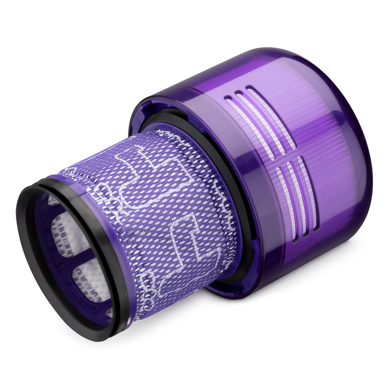 kwmobile Filter für Dyson V11 - Ersatzteile Hochleistungsfilter waschbar wiederverwendbar - kabelloser Staubsauger Zubehör für V11-Reihe Modelle Blau  [dsg01]