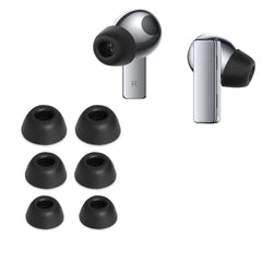 kwmobile 6x Silikonaufsätze für Huawei FreeBuds Pro - Ersatz Ohrstöpsel in 3 Größen - Ear Tips für In-Ear Kopfhörer - Zubehör Ersatzpolster in Schwarz Schwarz  