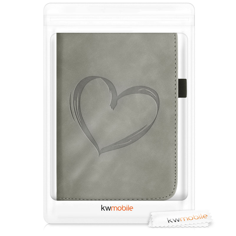 kwmobile Schutzhülle kompatibel mit Pocketbook Touch Lux 4/5/Touch HD 3/Color (2020)/ Vivlio Lux 5 Flip Hülle - Cover