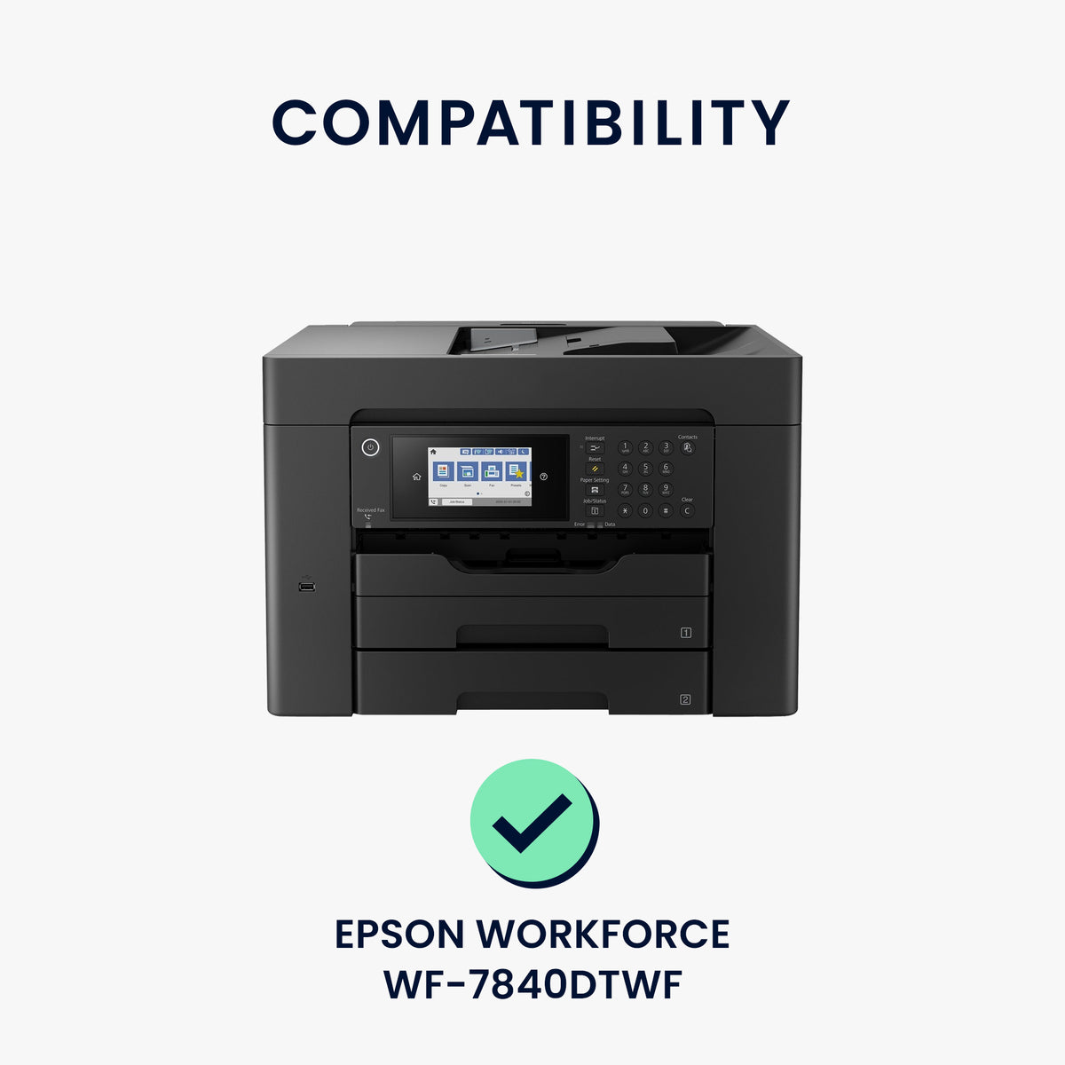 Staubschutzhülle für Epson WorkForce WF-7840DTWF / WF-7310DTW