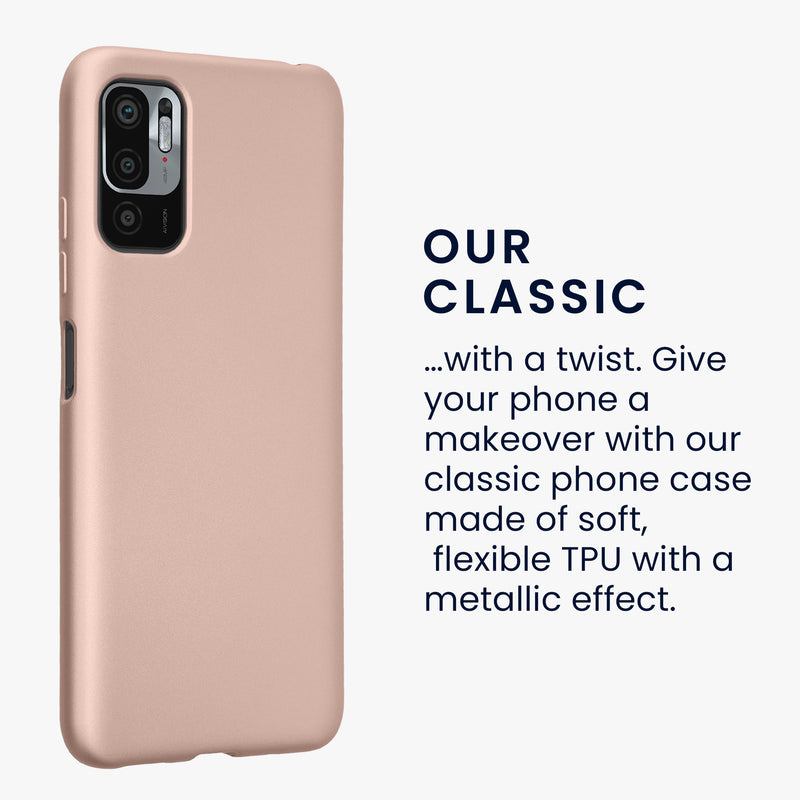 Xiaomi Redmi Note 10 5G Silikon Handyhülle Metallic