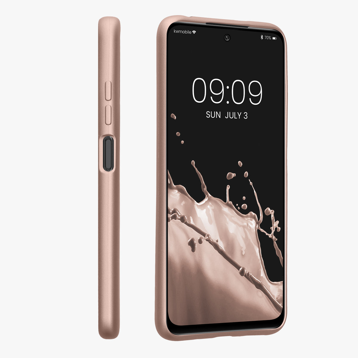 Xiaomi Redmi Note 10 5G Silikon Handyhülle Metallic