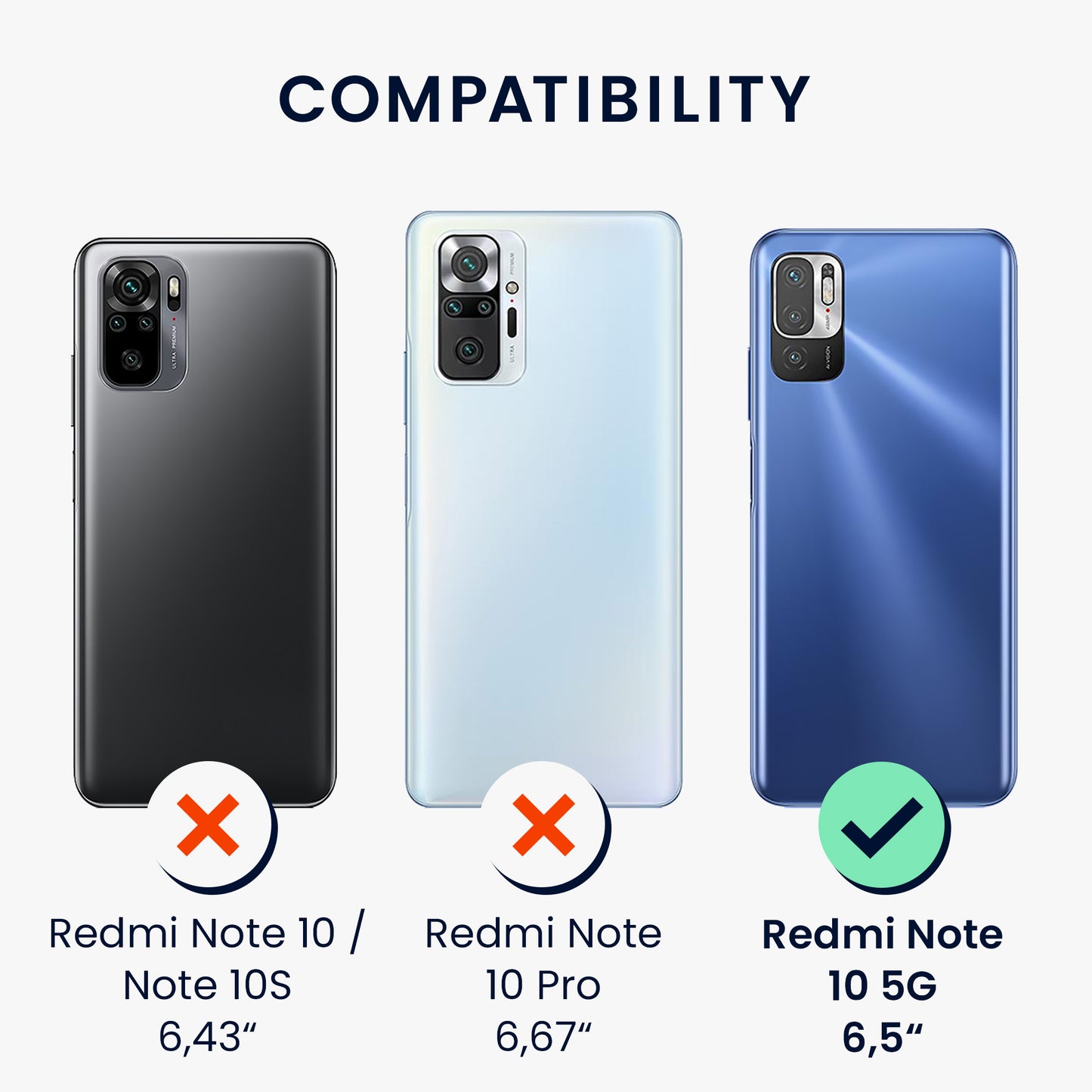 Xiaomi Redmi Note 10 5G Silikon Handyhülle Metallic