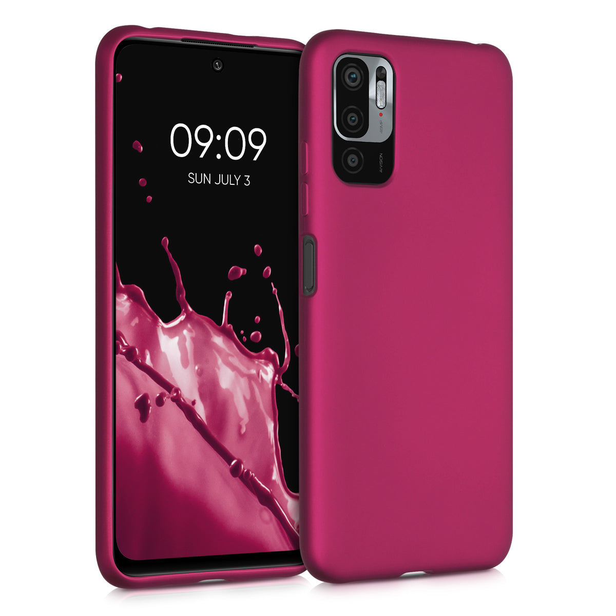 Xiaomi Redmi Note 10 5G Silikon Handyhülle Metallic