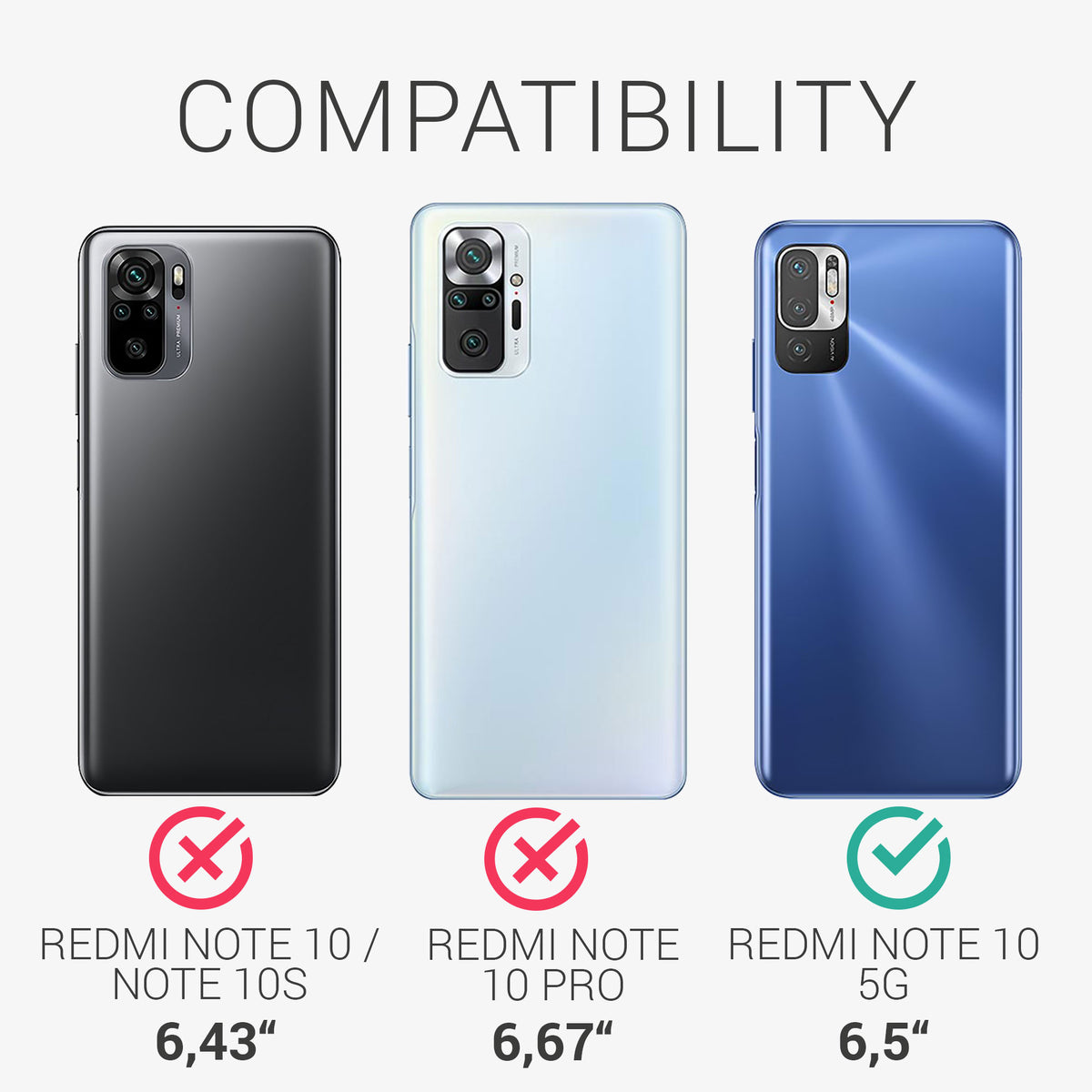 Xiaomi Redmi Note 10 5G Silikon Handyhülle Metallic