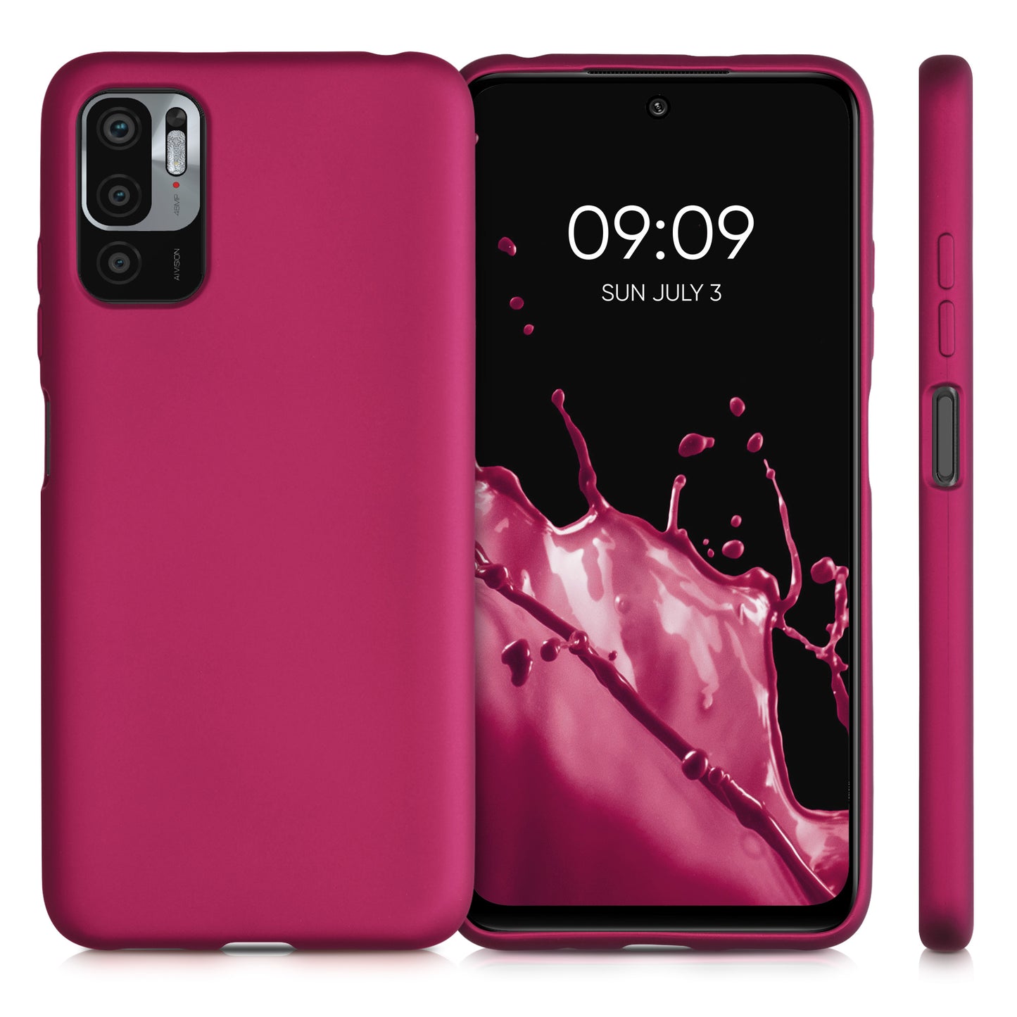 Xiaomi Redmi Note 10 5G Silikon Handyhülle Metallic