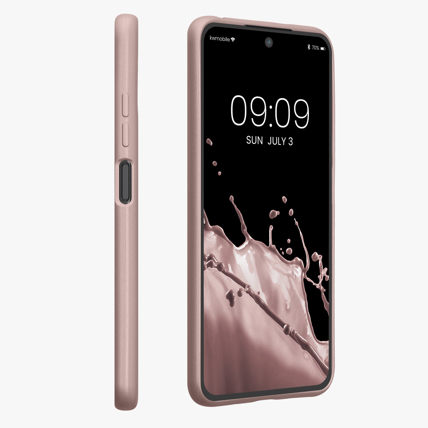Xiaomi Redmi Note 10 5G Silikon Handyhülle Metallic