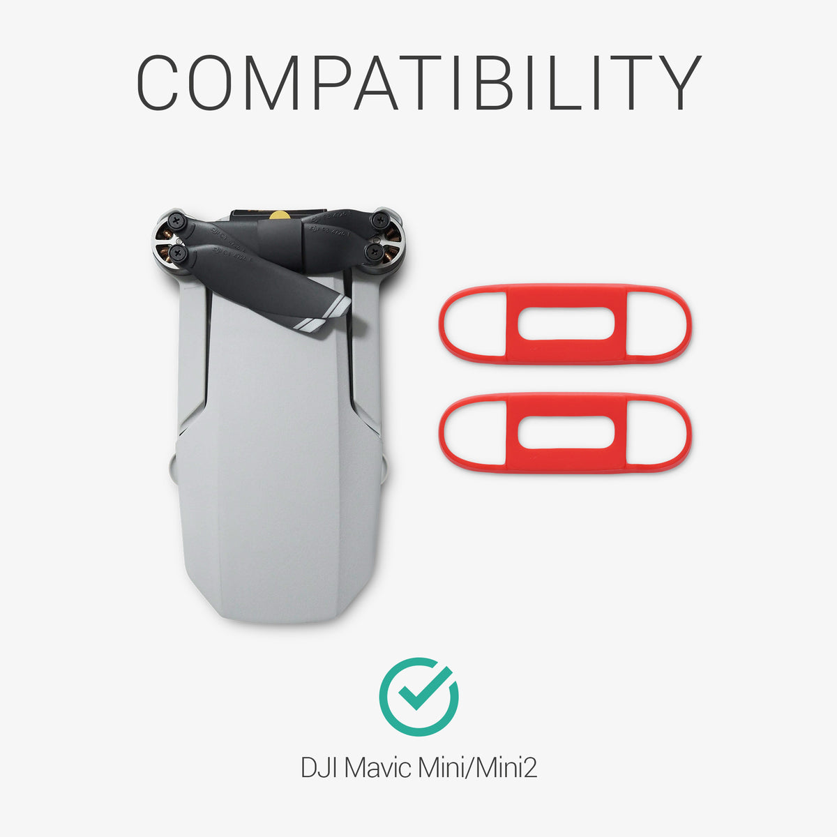 DJI Mavic Mini / Mini 2 / Mini SE 2x Silikon Propeller Schutz