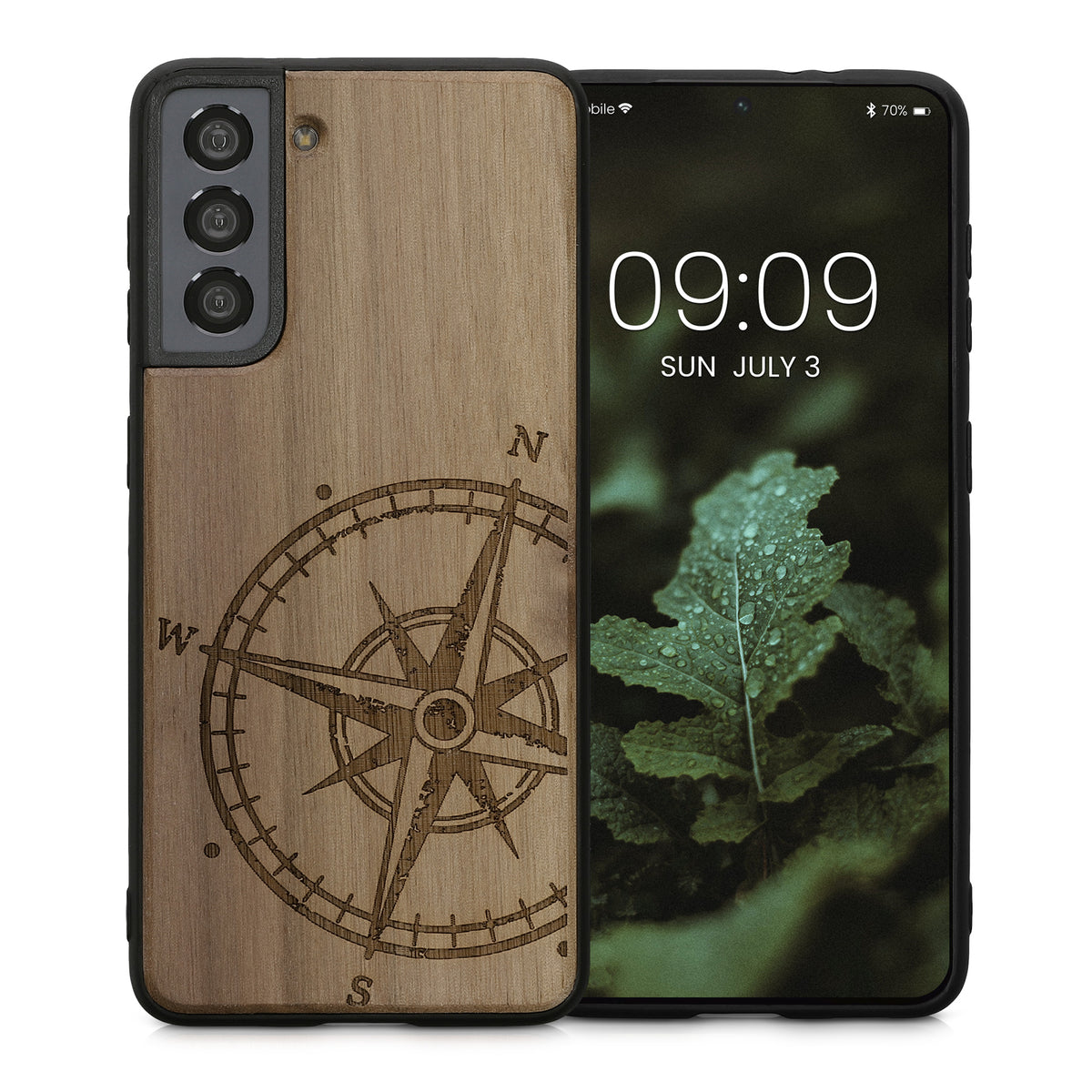 Samsung Galaxy S21 stoßfestes Hardcase mit TPU Bumper