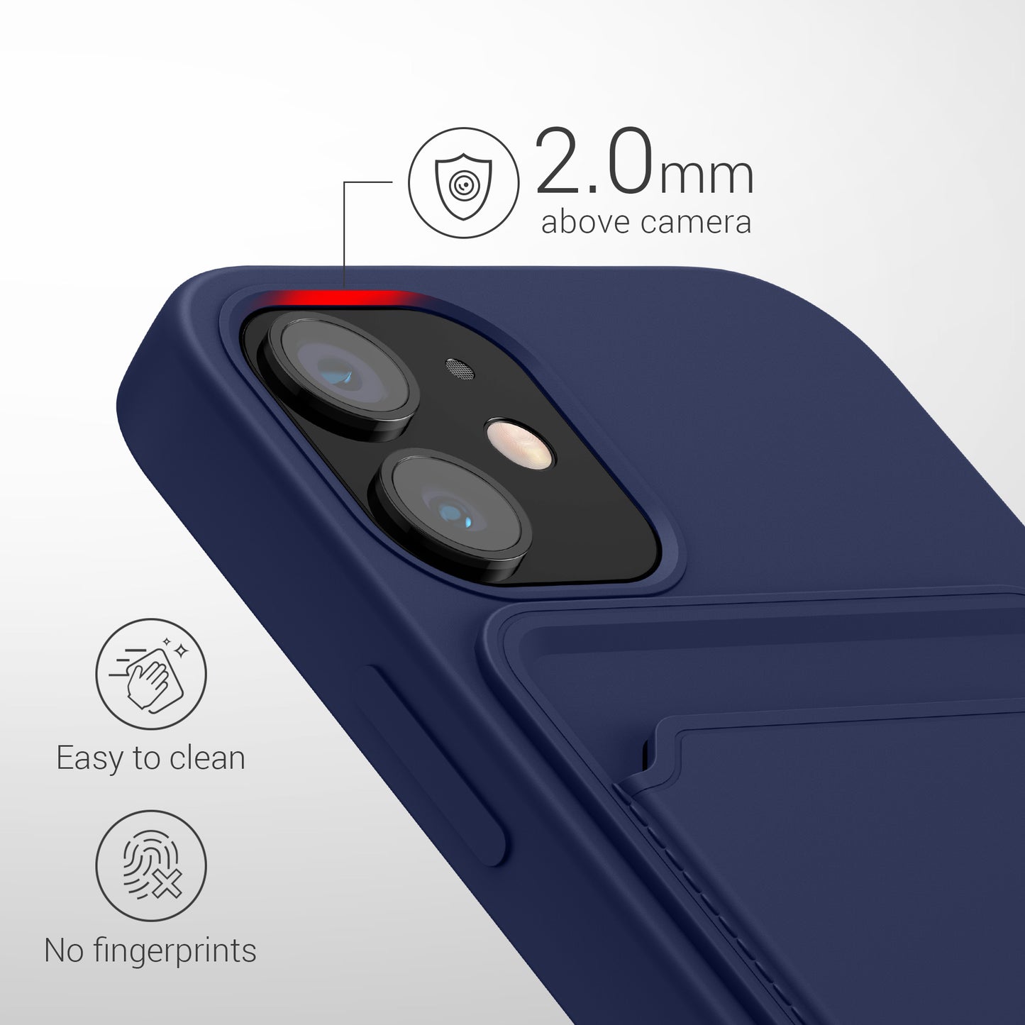 iPhone 12 mini Handyhülle mit Kartenfach