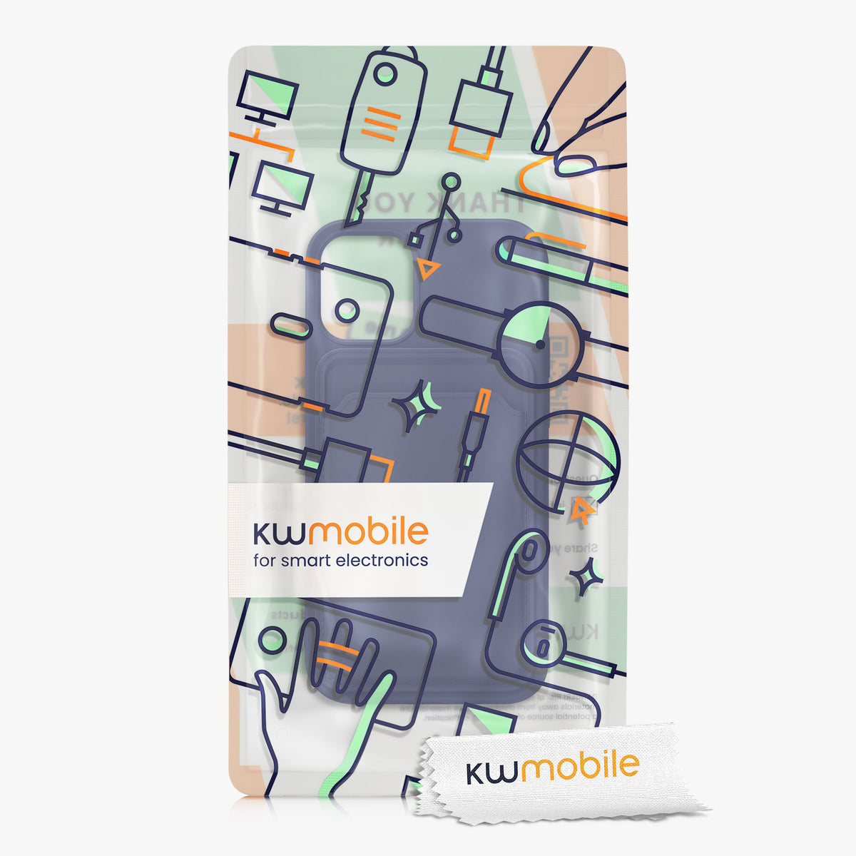 iPhone 12 mini Handyhülle mit Kartenfach