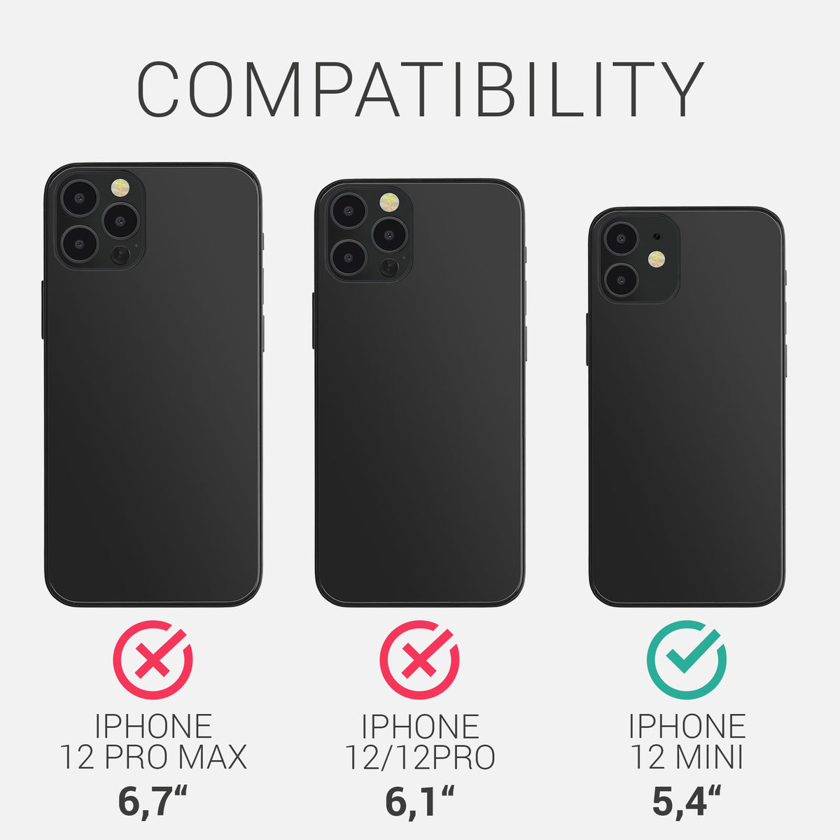 iPhone 12 mini Handyhülle mit Kartenfach