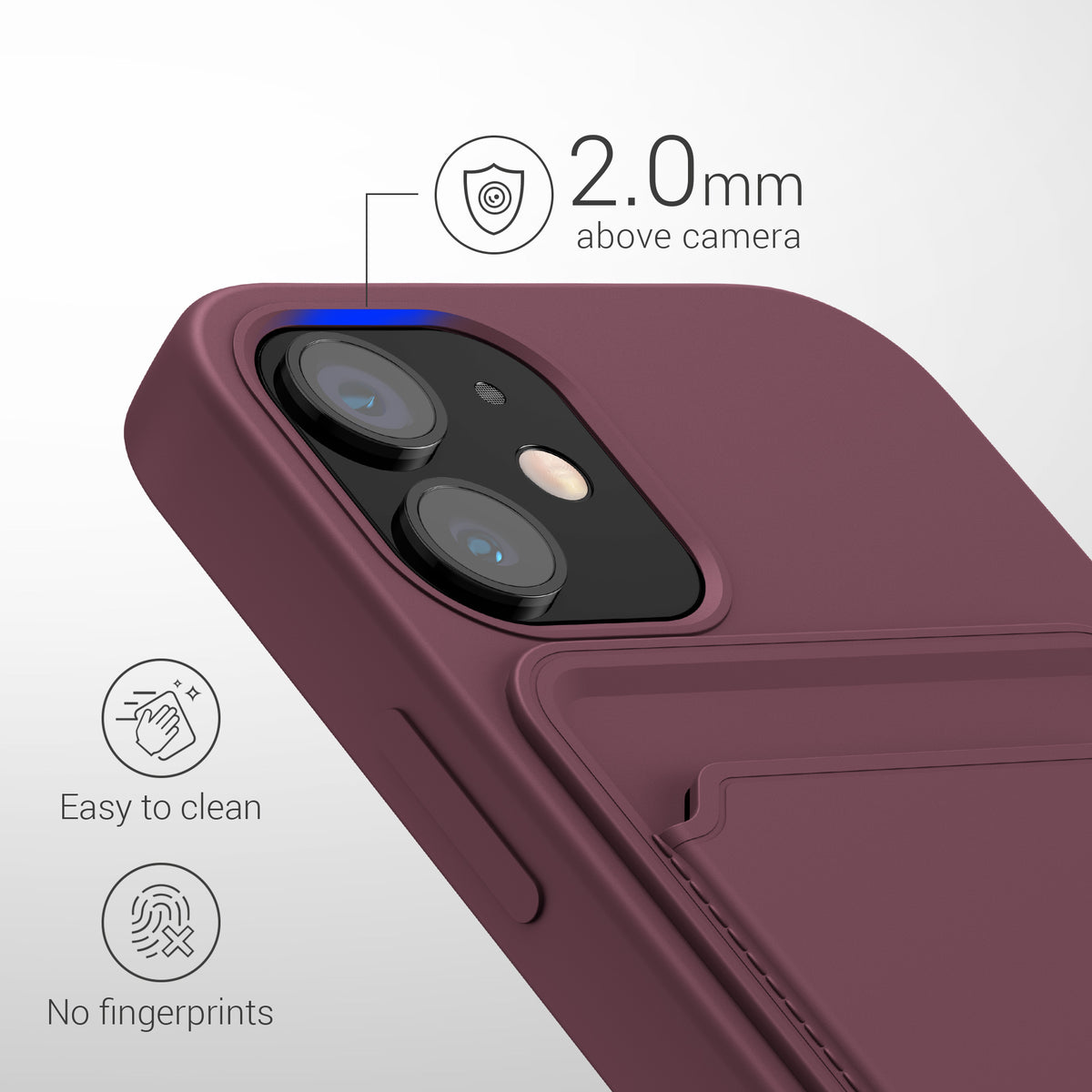 iPhone 12 mini Handyhülle mit Kartenfach