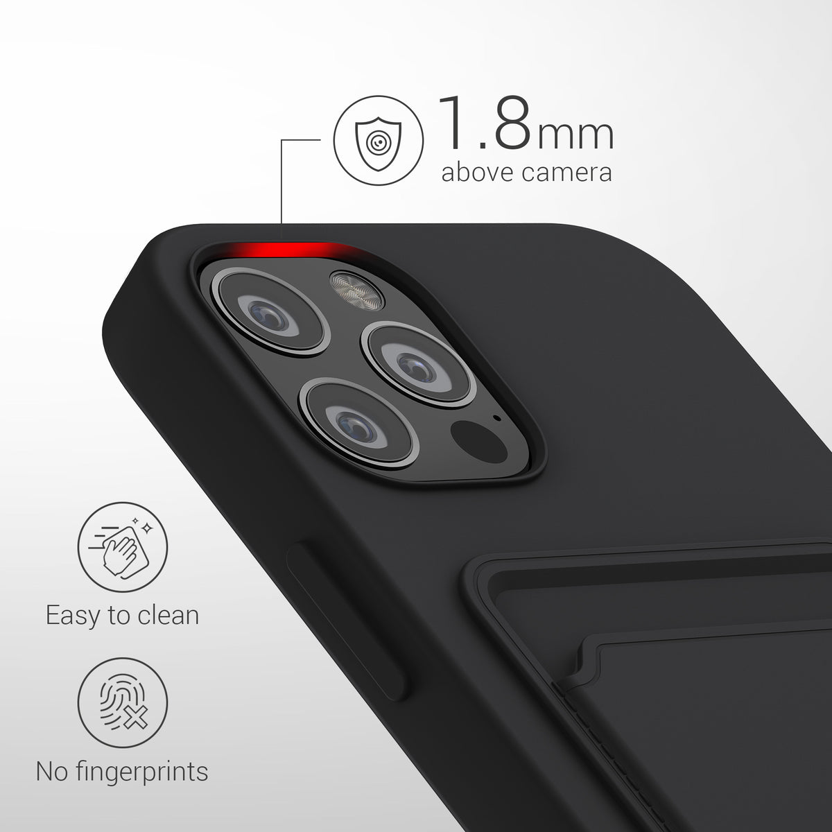 iPhone 12 / iPhone 12 Pro Handyhülle mit Kartenfach