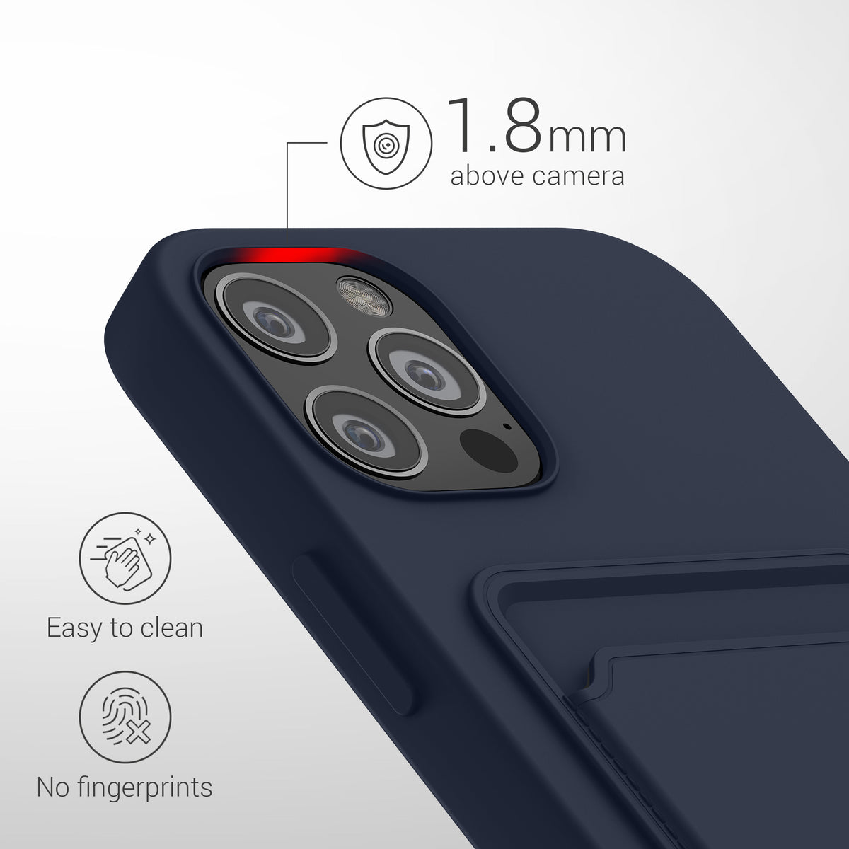 iPhone 12 / iPhone 12 Pro Handyhülle mit Kartenfach