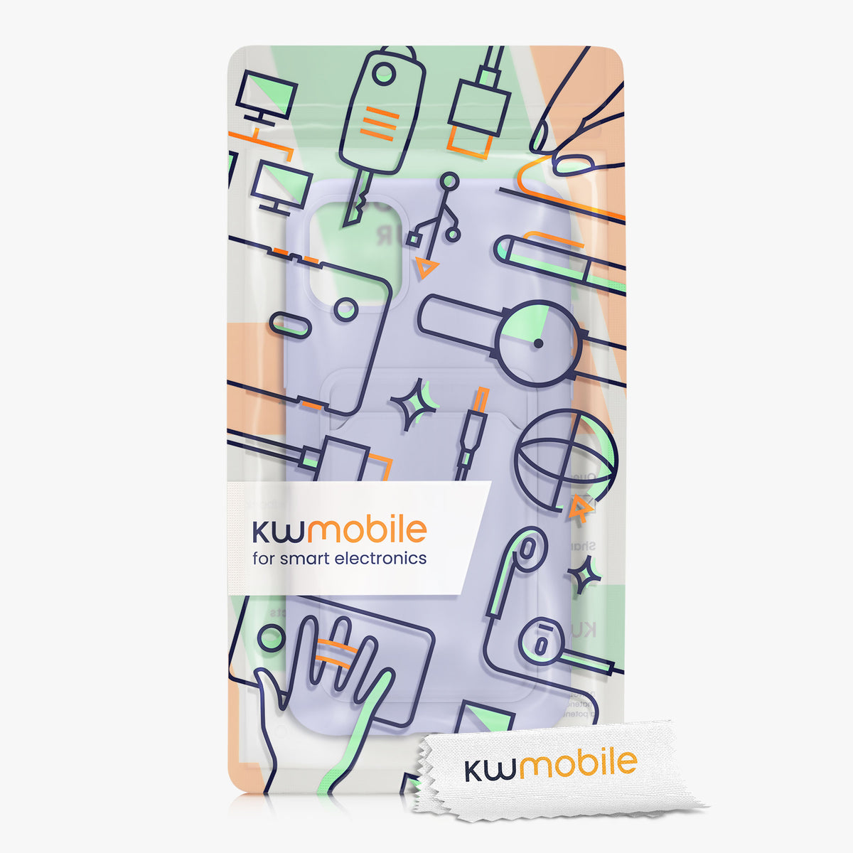 iPhone 11 Handyhülle mit Kartenfach Silikon Matt