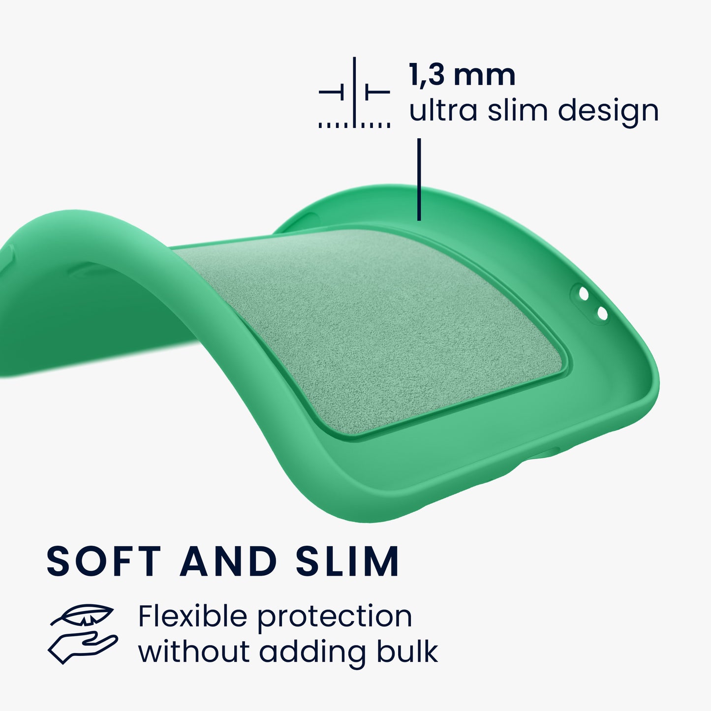 iPhone 11 Handyhülle mit Kartenfach Silikon Matt