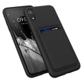kwmobile Handyhülle für Apple iPhone XR Hülle mit Kartenfach - Schutzhülle Cover