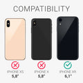 kwmobile Handyhülle für Apple iPhone XR Hülle mit Kartenfach - Schutzhülle Cover