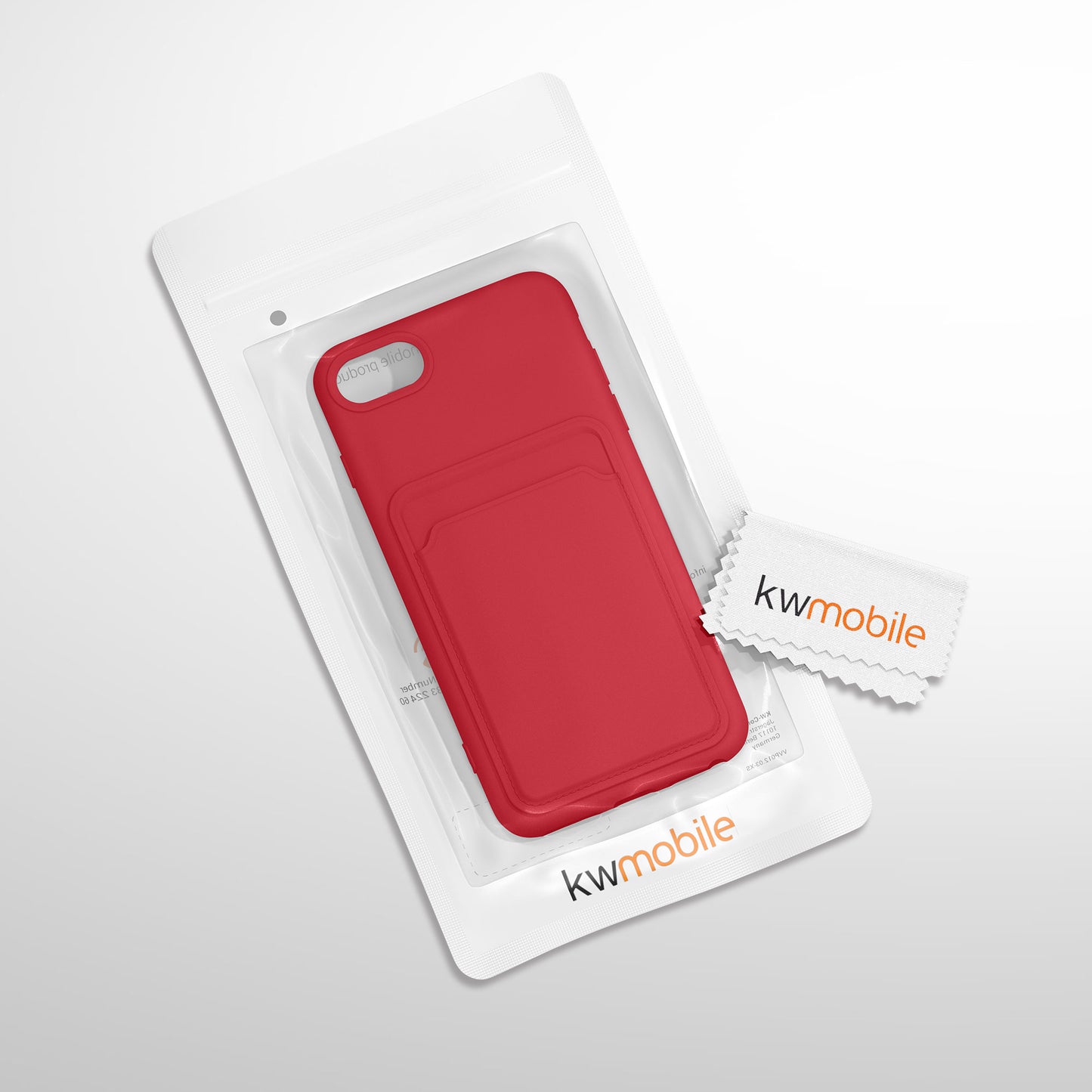 kwmobile Handyhülle für Apple iPhone SE (2022) / SE (2020) / 8 / 7 Hülle mit Kartenfach - Schutzhülle Cover
