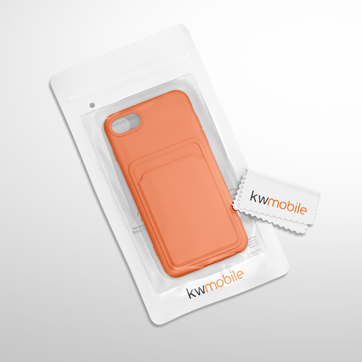 kwmobile Handyhülle für Apple iPhone SE (2022) / SE (2020) / 8 / 7 Hülle mit Kartenfach - Schutzhülle Cover