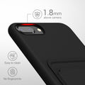 kwmobile Handyhülle für Apple iPhone 7 Plus / iPhone 8 Plus Hülle mit Kartenfach - Schutzhülle Cover