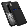 kwmobile Handyhülle für Apple iPhone X Hülle mit Kartenfach - Schutzhülle Cover