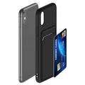 kwmobile Handyhülle für Apple iPhone X Hülle mit Kartenfach - Schutzhülle Cover