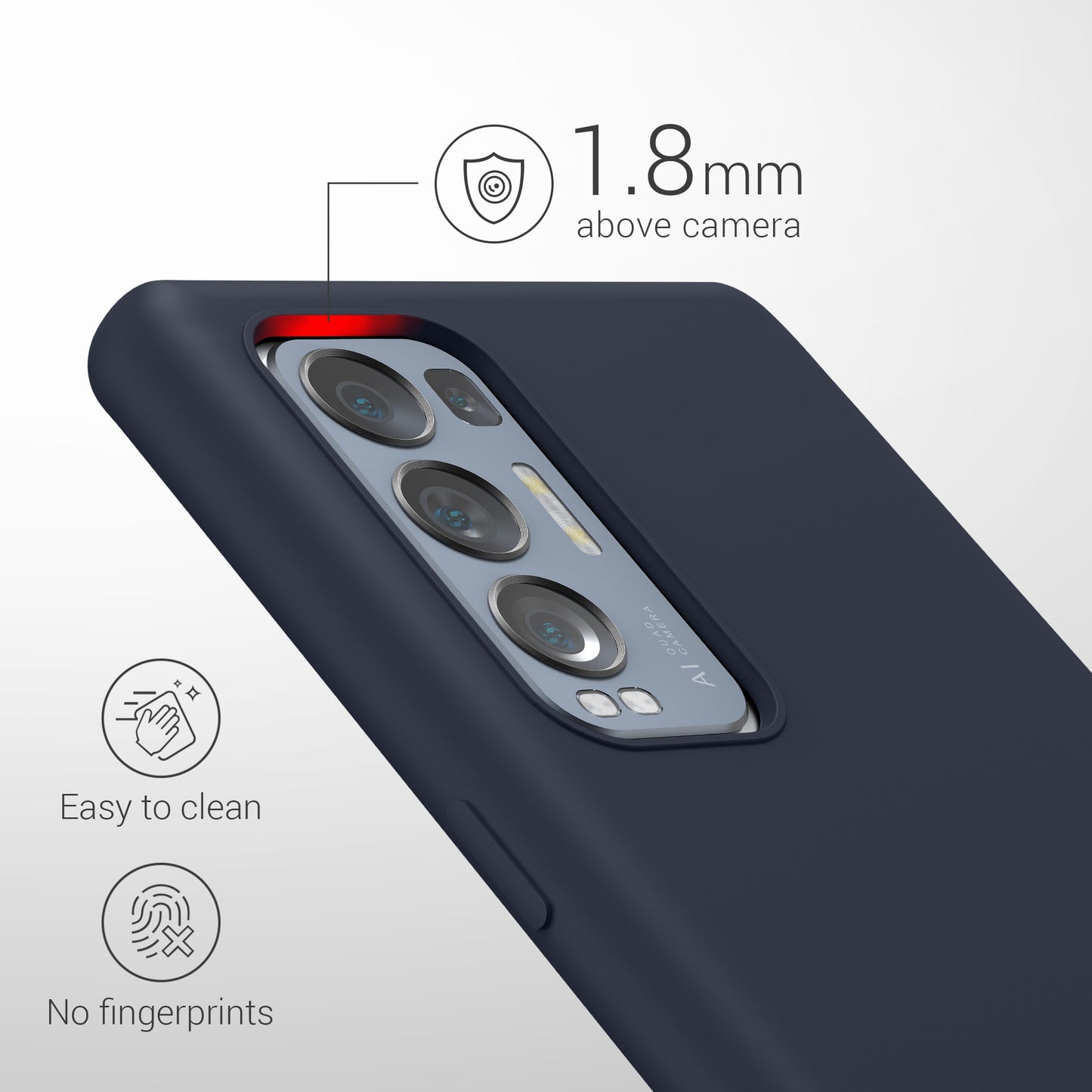 Oppo Find X3 Neo Silikon Handyhülle